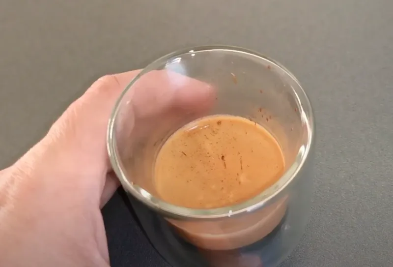 Komplett extraktion av espresso