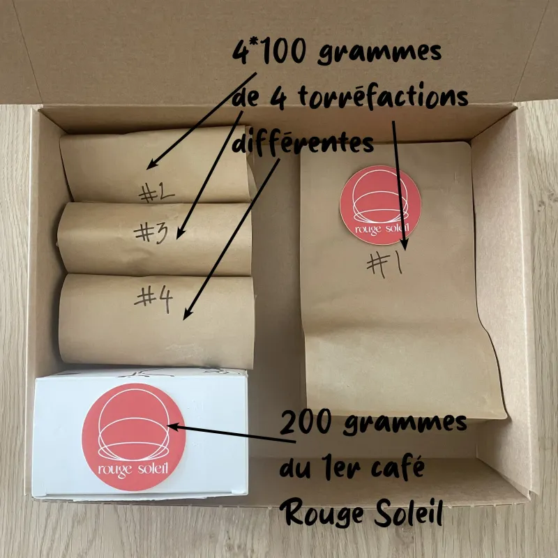 Prototyp av Rouge Soleil-box