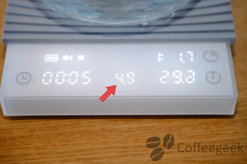 Pour-over-läge på Timemore Basic 3.0